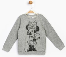 Придбати - дитячий світшот  Світшот Мінні Маус 104 см (4 роки) Disney MN17218 Сірий 8691109860262