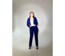 Придбати - жіночий костюм  Синій брючний костюм жіночий FashionYouWant XXL, синій 46-450037