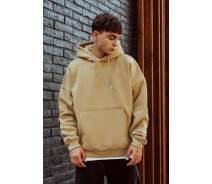 Придбати - чоловіче худі  Тепле оверсайз Худі Staff beige basic oversize fleece (p47-0242-XS)
