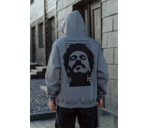 Придбати - чоловіче худі  Худі сірого кольору Staff masterpiece oversize fleece (p47-0268-XS)