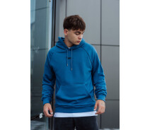 Придбати - чоловіче худі  Худі синього кольору Staff blue oversize (p47-0189-XS)