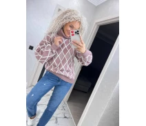 Придбати - жіночий светр  Светр жіночий під горло Єва Fashions 44-52 капучино (240/а-нс)