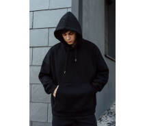 Придбати - чоловіче худі  Однотонне оверсайз худі Staff black basic oversize fleece (p47-0210-XS)