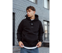 Придбати - чоловіче худі  Чорна толстовка худі Staff logo oversize fleece (p47-0229-XS)