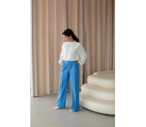 Придбати - жіночі штани  Класичні світлі штани FashionYouWant XXL, блакитний 46-450096