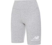 Придбати - жіночі шорти  Шорти жіночі New Balance Essentials Stacked Fitted сірі WS21505AG Розмір L (WS21505AG_L)