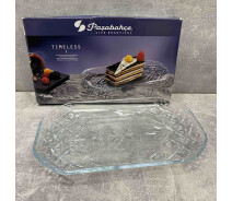 Придбати - предмет сервировки  Страва скляна 30*27,8*3 см. Pasabahce Timeless 54188