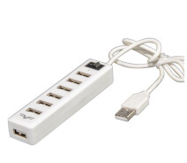 Придбати - кардрідер  Концентратор USB 2.0 Frime 7хUSB2.0 White (FH-20041)
