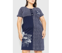Придбати - повсякденну сукню  Сукня у смужку темно-синій 231R6534 Ager 5XL