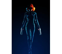 Придбати - подарок для геймеров  Картина GeekLand Black Widow Чорна Вдова мінімалізм 40х60см BW.09.067