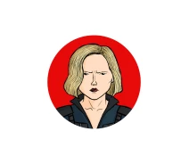 Придбати - подарок для геймеров  Картина GeekLand Black Widow Чорна Вдова мінімалізм 40х60см BW.09.064