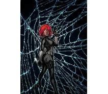 Придбати - подарок для геймеров  Картина GeekLand Black Widow Чорна Вдова комікс арт 40х60см BW.09.021