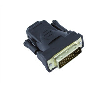 Придбати - кабель та перехідник  Адаптер переходник DVI 24+5 - HDMI, позолоченный