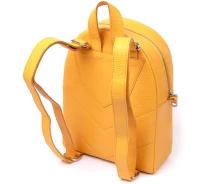 Придбати - рюкзак  жіночий рюкзак з натуральної шкіри Shvigel Жовтий портфель (140052)