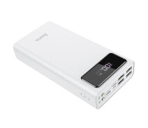 Придбати - універсальну мобільну батарею  Портативна батарея Hoco General LED Display power bank J65 30000mAh |4USB/Lightning/Type-C, 2A| white
