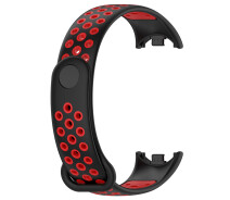 Придбати - аксессуар до смарт-годинниа  Ремінець Sport Silicone для Xiaomi Mi Band 8 чорно-red