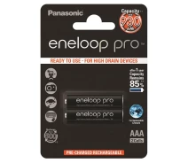 Придбати - батарейку та аккумулятор  Аккумулятор Panasonic Eneloop Pro NiMh AАA 2шт ( BK-4HCDE/2BE)
