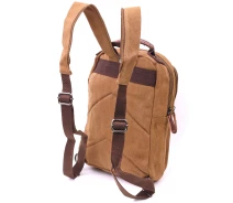 Придбати - рюкзак  Рюкзак з vintage Коричневий текстиль. (188849)