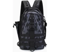 Придбати - рюкзак  Сумка-рюкзак тактична, чорний камуфляж