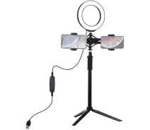 Придбати - кільцеве світло  Кільцеве світло зі стійкою Puluz PKT3038 Ring Light 16см (14W)