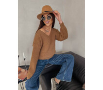Придбати - жіночий светр  Fashions Светр жіночий з вирізом Лаура Fashions 44-50 капучино (217/а-нс)