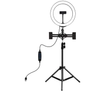 Придбати - кільцеве світло  Кільцеве світло зі стійкою Puluz PKT3053B Ring Light 26см (20W)