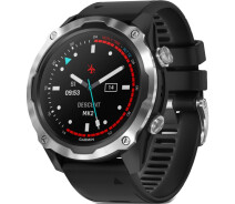 Придбати - смарт-годинник  Смарт-годинник Garmin Descent Mk2 Stainless Steel with Black Band (010-02132-00/10) [84483]