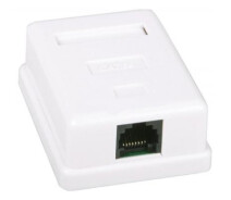 Придбати - розетку и выключатель  Розетка мережна RJ45 x1 UTP 5e Kingda (KD-WP6034-C5e)