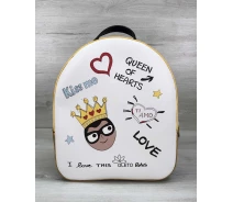 Придбати - рюкзак  Жіночий рюкзак WeLassie 27х9х23 см Чорно-білий