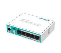 Придбати - 3G/4G модем  Маршрутизатор п'ятипортовий Mikrotik hEX lite RB750R2 850MHz CPU 64MB RAM 5LAN портів RouterOS L4 plastic VPN