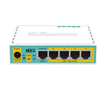 Придбати - 3G/4G модем  Маршрутизатор Mikrotik hEX RB750UPR2 PoE lite 5xEt PoE ports USB 650MHz CPU 64MB RAM RouterOS L4