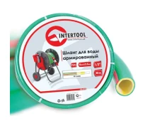 Придбати - шланг  Шланг для води чотиришаровий 1/2, 30м, армований, PVC INTERTOOL GE-4105