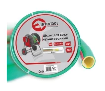 Придбати - шланг  Шланг для води чотиришаровий 1/2, 10м, армований PVC INTERTOOL GE-4101