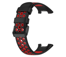 Придбати - аксессуар до смарт-годинниа  Ремінець Sport Silicone для Xiaomi Mi Band 7 Pro чорно-red