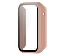 Придбати - аксессуар до смарт-годинниа  Чохол із захисним склом Protective Cover with Glass для Xiaomi Mi Band 7 Pro pink