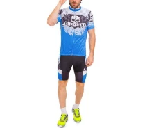 Придбати - велоодяг  Велоформа короткий рукав Skull MS-6820 3XL Синьо-білий (60429265)