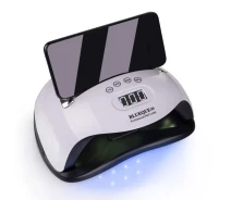 Придбати - лампу для манікюру  Лампа для манікюру SUN BQ-V9 LED+UV 168W White (з підставкою для телефону)