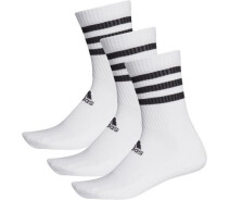 Придбати - дитячу шкарпетку  Шкарпетки дитячі Adidas 3S CSH CRW 3 пари білі DZ9346-K Розмір 19-21