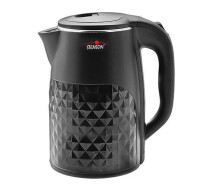Придбати - електрочайник  Чайник електричний Stenson ME-2764A Double Wall 2.5 л 2000W Black (iz13300)