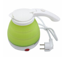 Придбати - електрочайник  Електрочайник дорожній силіконовий Foldable Travel Kettle 0.75 л Green (iz13240)