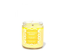 Придбати - свічку  Свічка ароматична Bath & Body Works HONEYSUCKLE BOUQUET BBW0428W 198 г Жовтий
