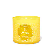 Придбати - свічку  Ароматична свічка Bath & Body Works LEMON CAKE POP BBW0271W 411 г Жовтий