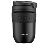 Придбати - термос  Термокухоль Ardesto Cosy AR2640BT 0.4л чорний нержавіюча сталь.