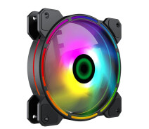 Придбати - систему охлаждения  Кулер для корпусу GameMax FN-12Rainbow-D RGB-підсвічування 120мм