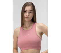 Придбати - жіночий спортивний топ  Фітнес топ однотонний жіночий Speed Life SF-0826-1 XL Пудровий (2000989987802)