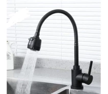 Придбати - смеситель  Змішувач G40993-6 для кухні з рефлекторним виливом,чорний