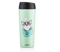 Придбати - термос  Термокухоль Ardesto Coffee time Frenchie AR2645DG 450ml нержавіюча сталь зелений