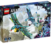 Придбати - дитячий конструктор  Конструктор Lego Avatar Перший політ Джейка і Нейтірі на Банши 572 деталі (75572)