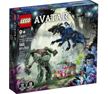 Придбати - дитячий конструктор  Конструктор Lego Avatar Нейтірі та Танатор проти Куарітча у скафандрі УМП 560 деталей (75571)