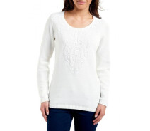 Придбати - жіночий пуловер  Пуловер Eddie Bauer Women Sweater Lace-Up IVORY M Білий (7101830IV-M)